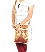 Lal Haveli Elephant Work Design Tote Bag for Women 10 X 15 inches