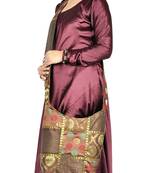 Lal Haveli Elegant Handmade Silk Patchwork Bag 12 X 15 inch