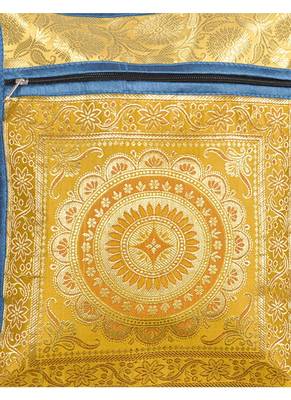 Lal Haveli Decorative Women Fashion Cotton Jhola Bag Cross Body Sling Bag 10 X 15 inches 3