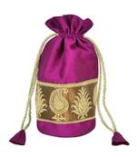 Handmade Designer Silk Potli Bags Gift Item 9 X 4 Inches