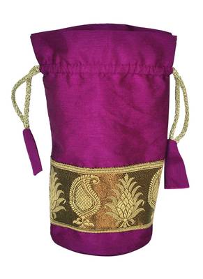 Handmade Designer Silk Potli Bags Gift Item 9 X 4 Inches 2