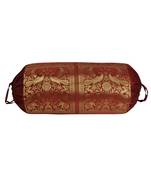 Silk Bolster Pillow Covers Decorative For Gift 30 X 15 Inches