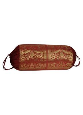 Silk Bolster Pillow Covers Decorative For Gift 30 X 15 Inches 2