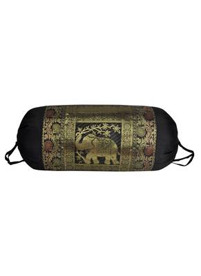 Lal Haveli Designer Elephant Bolster Cushion Cover 30 X 15 inches 1