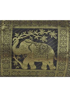 Lal Haveli Designer Elephant Bolster Cushion Cover 30 X 15 inches 3