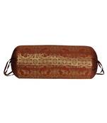 Lal Haveli Handmade Elephant Designer Silk Bolster Cushion Cover 30 X 15 inches