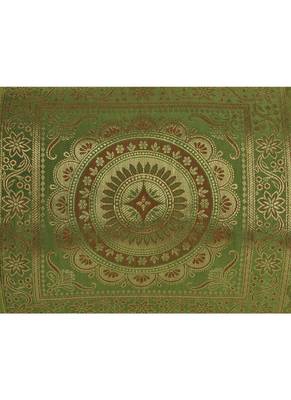 Lal Haveli Room Decorative Handmade Silk Bolster Cushion Cover 30 X 15 inches 3