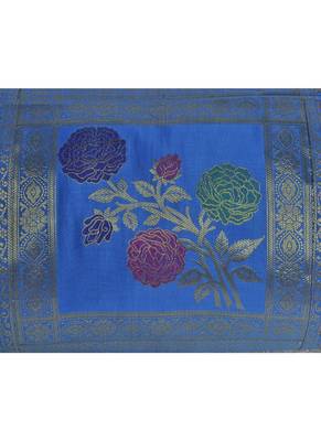 Lal Haveli Floral Work Design Bolster Cushion Cover 30 X 15 inches 3