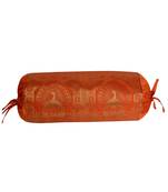Rajasthani Handmade Silk Bolster Cushion Covers 30 X 15 Inches