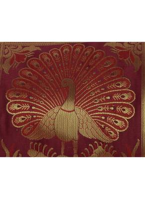 Home Decorative Designer Silk Bolster Cushion Cover 30 x 15 Inch 3