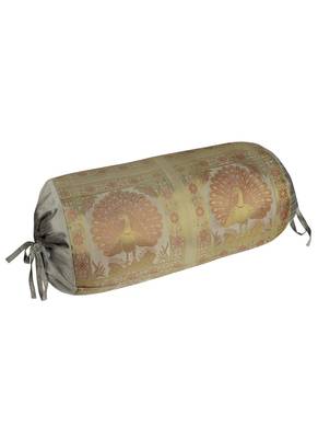 Rajasthani Handmade Silk Bolster Designer Cushion Covers 30 X 15 Inches 2