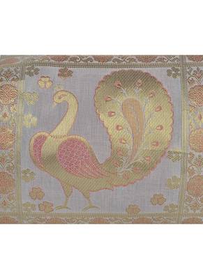 Lal Haveli Round Peacock Cushion Covers for Bolster Pillow 30 X 15 inches 2