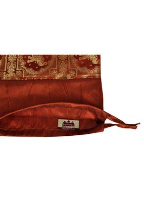 Lal Haveli Decorative Bolster Cover for Housewarming Gift 30 X 15 inches 4