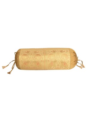 Lal Haveli Silk Bolster Pillow Covers Decorative For Diwan Set 30