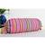 Lal Haveli Handmade Designer Pink Color Round Bolster Pillow Cushion Cover 30 x 15 inch