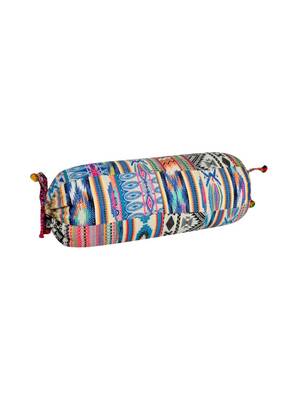 Lal Haveli Multi Color Handloom Bolster Cushion Cover 30 x 15 inch 4