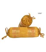 Lal Haveli Home Decor Cushion Covers Silk Bolster Pillow Cover 18 X 8 inches