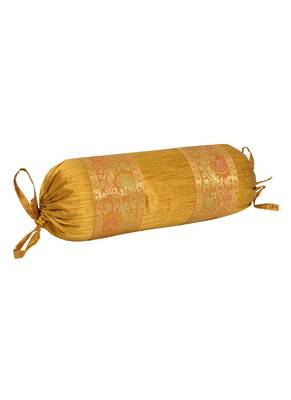 Lal Haveli Home Decor Cushion Covers Silk Bolster Pillow Cover 18 X 8 inches 2