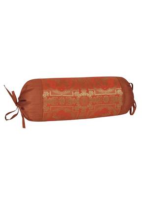 Living Room Decorations Silk Bolster Big Pillow Covers 18 x 8 Inch Set Of 2 Pcs 2