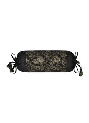 Lal Haveli Rajasthani Handmade Designer Silk Bolster Cervical Neck Pillow Cover Set of 2 Pcs 18 x 8 inch 3
