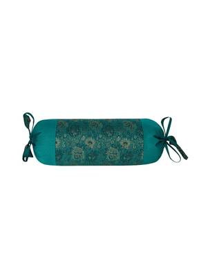 Lal Haveli Silk Bolster Pillow Covers 2 Pc Set 18 x 8 inch 3