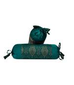 Lal Haveli Sofa Decoration Handmade Silk Bolster Cushion Covers Set of 2 Pcs 18 x 8 inch