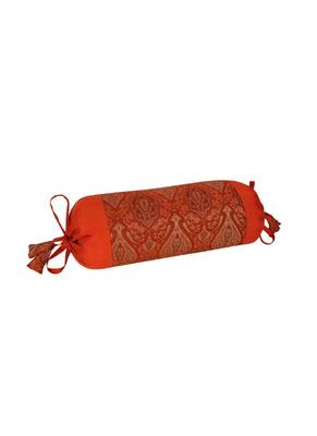 Lal Haveli Designer Sofa Decor Silk Bolster Cushion Covers 18 x 8 inch (Set of 2) 4