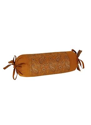 Lal Haveli Living Room Decorative Silk Bolster Pillow Covers Set of 2 Pcs 18 x 8 inch 4