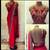 RED embroidered GEORGETTE saree with blouse