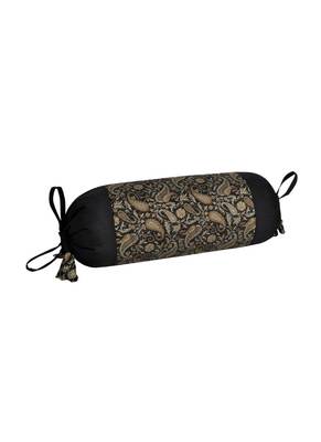Lal Haveli Designer Silk Fabric Bolster Pillow Cushion Covers Set of 2 Pcs 18 x 8 inch 4