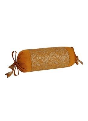 Lal Haveli Sofa Decoration Handmade Silk Bolster Cushion Covers Set of 2 Pcs 18 x 8 inch 4