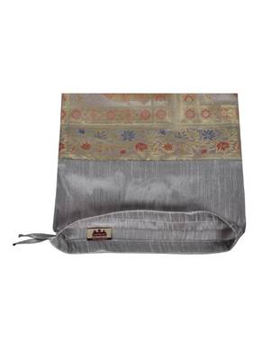 Lal Haveli Silk Fabric Designer Bolster Pillow Cover 30 x 15 inch 4