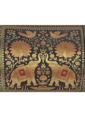 Lal Haveli Handmade Decorative Silk Round Cushion Covers 30 x 15 inch 3