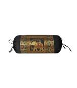 Lal Haveli Rajasthani Handmade Designer Silk Cervical Neck Pillow Cover 30 x 15 inch