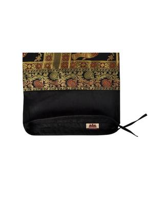 Lal Haveli Rajasthani Handmade Designer Silk Cervical Neck Pillow Cover 30 x 15 inch 4