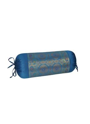 Lal Haveli Elegant Room Decorations Silk Bolster Pillow Cover 30 x 15 Inch 2