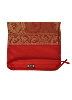 Lal Haveli Decorative Silk Fabric Round Bolster Cushion Covers 30 x 15 inch 4