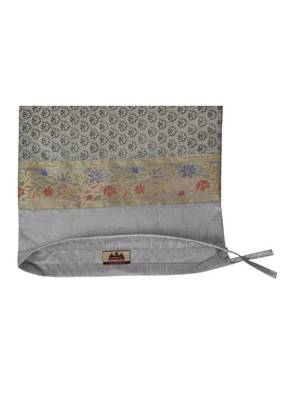 Lal Haveli Living Room Decoration Designer Silk Bolster Cushion Cover 30 x 15 inch 4
