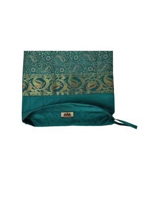 Lal Haveli Room Decorations Silk Bolster Pillow Cover 30 X 15 inch 4