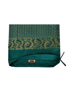 Lal Haveli Jaipuri Handmade Silk Bolster Pillow Cover for Diwan/Bed/Sofa 30 x 15 inch 4