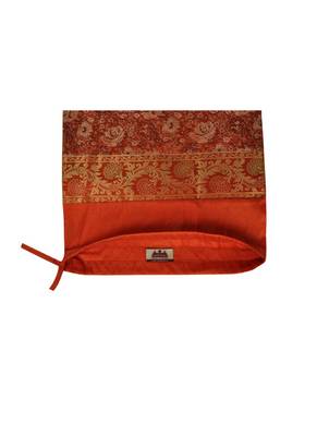 Lal Haveli Living Room Decorative Handmade Silk Bolster Pillow Cover 30 x 15 inch 4