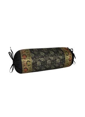 Lal Haveli Decorative Round Bolster Pillow Cover 30 x 15 inch 2