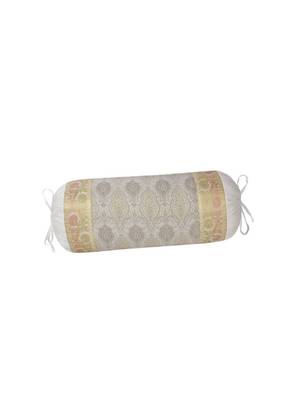 Lal Haveli Designer Silk Bolster Pillow Cover Room Decor 30 x 15 inch 2