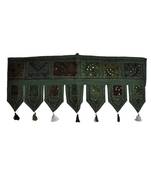 Handmade Door Hanging Ethnic Embroidered Patchwork Tapestry 38 By 14 Inches