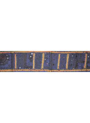 Mirror Work Embroidered Cotton Door Hanging Toran 42 By 16 Inches 2