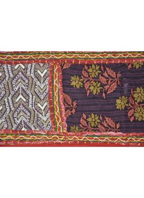 Handmade Patchwork Embroidery Cotton Door Hanging 42 By 16 Inches 2
