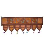 Unique Jaipuri Embroidery Patchwork Cotton Door Hanging 42 By 16 Inches