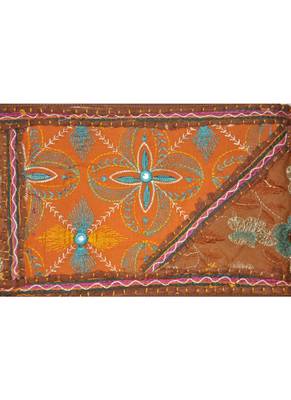 Unique Jaipuri Embroidery Patchwork Cotton Door Hanging 42 By 16 Inches 2