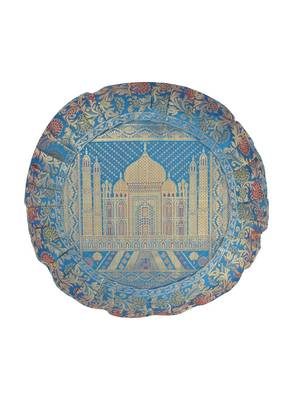 Lal Haveli Round Cushion Cover 16 X 16 inches 1