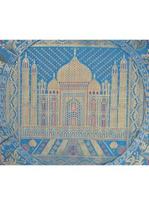 Lal Haveli Round Cushion Cover 16 X 16 inches 2